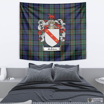 McFadzen 02 Tartan Tapestry Wall Hanging and Home Decor for Room with Family Crest