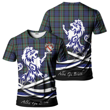 McFadzen 02 Tartan T-Shirt with Alba Gu Brath Regal Lion Emblem