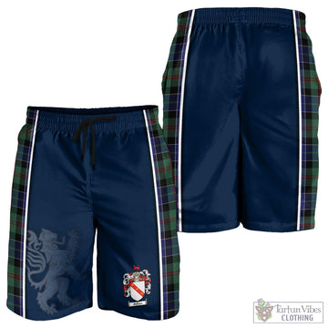 McFadzen 02 Tartan Men's Shorts with Family Crest and Lion Rampant Vibes Sport Style