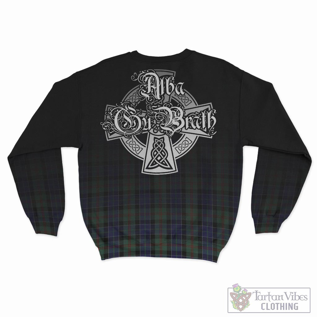 Tartan Vibes Clothing McFadzen 02 Tartan Sweatshirt Featuring Alba Gu Brath Family Crest Celtic Inspired