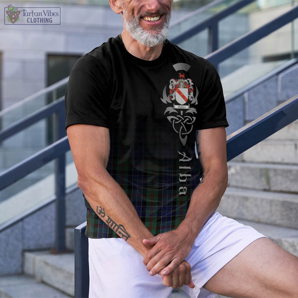 Tartan Vibes Clothing McFadzen 02 Tartan T-Shirt Featuring Alba Gu Brath Family Crest Celtic Inspired