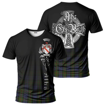 McFadzen 03 Tartan T-Shirt Featuring Alba Gu Brath Family Crest Celtic Inspired