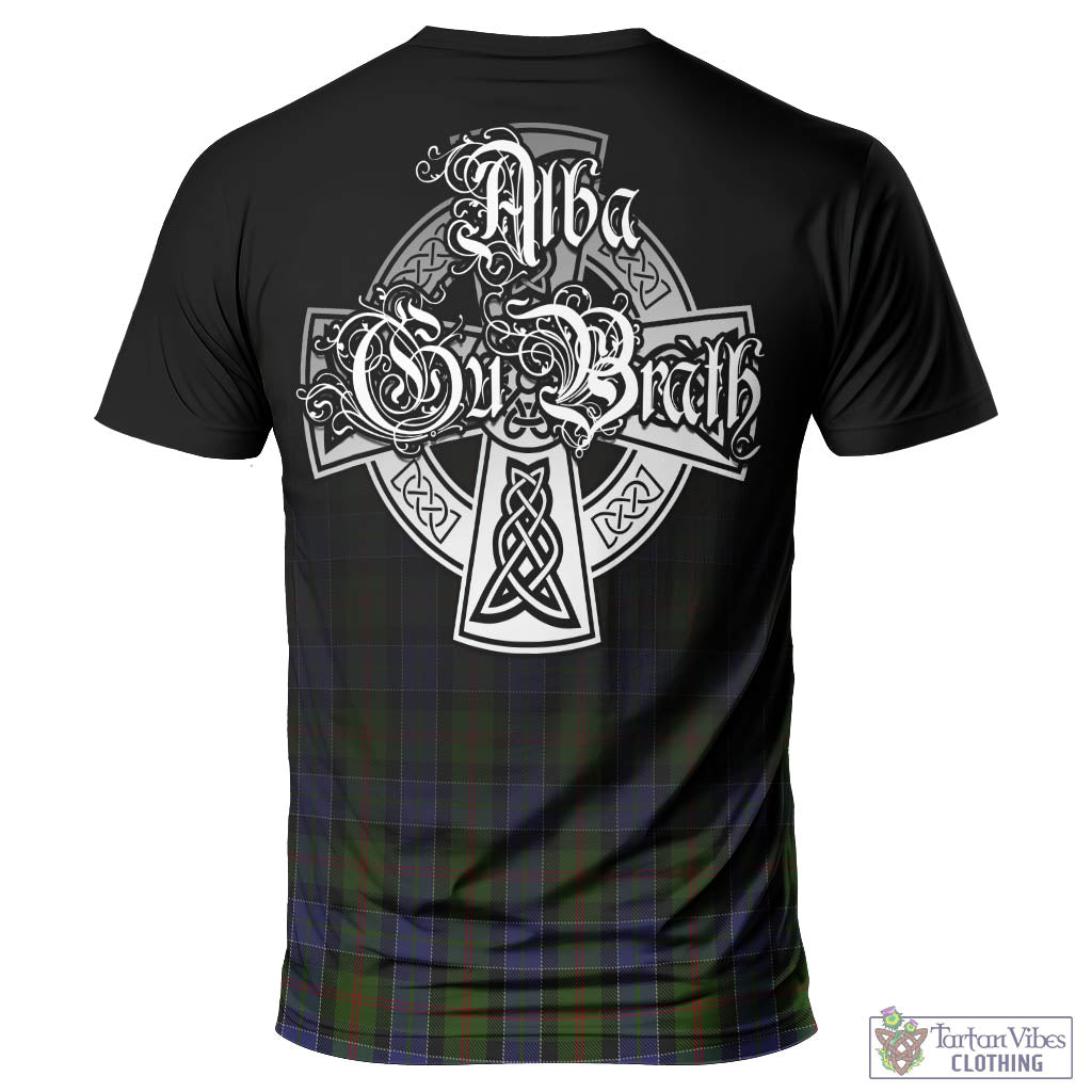 Tartan Vibes Clothing McFadzen 03 Tartan T-Shirt Featuring Alba Gu Brath Family Crest Celtic Inspired