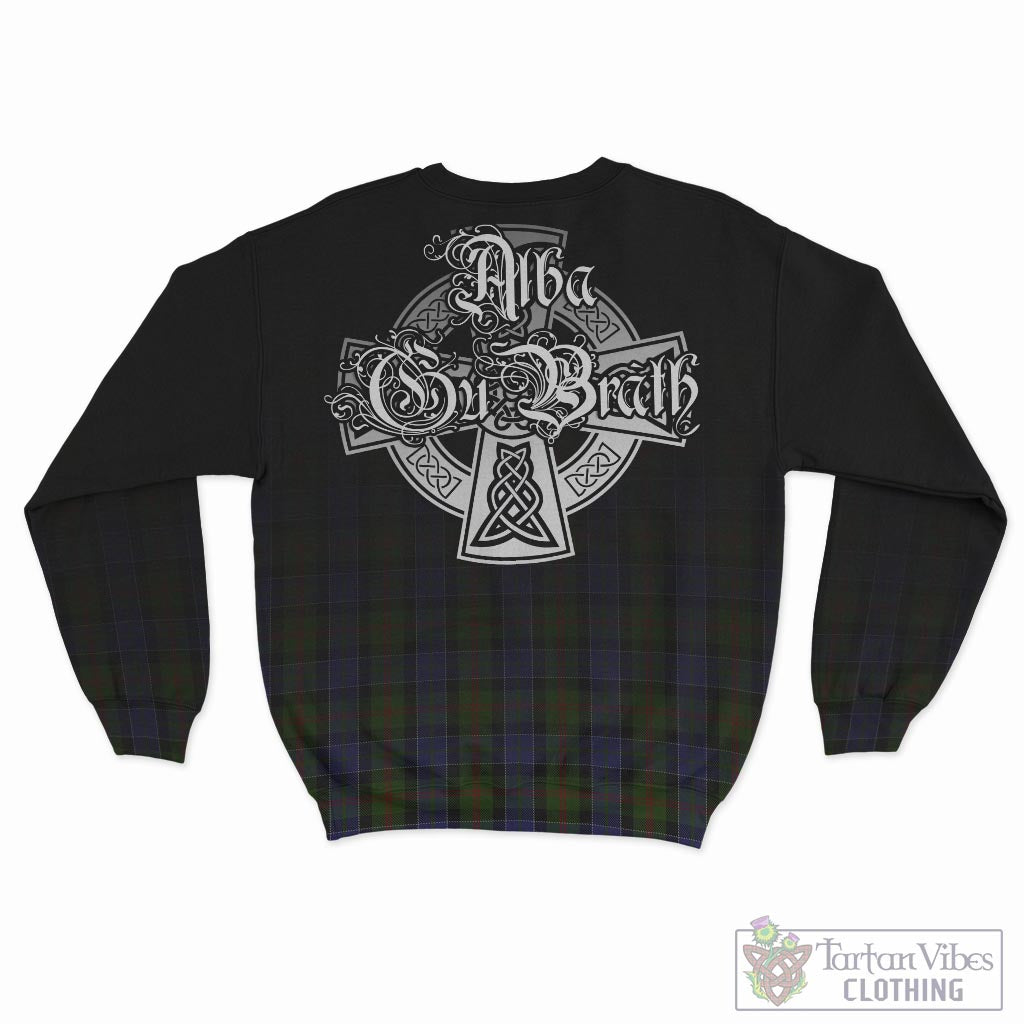 Tartan Vibes Clothing McFadzen 03 Tartan Sweatshirt Featuring Alba Gu Brath Family Crest Celtic Inspired