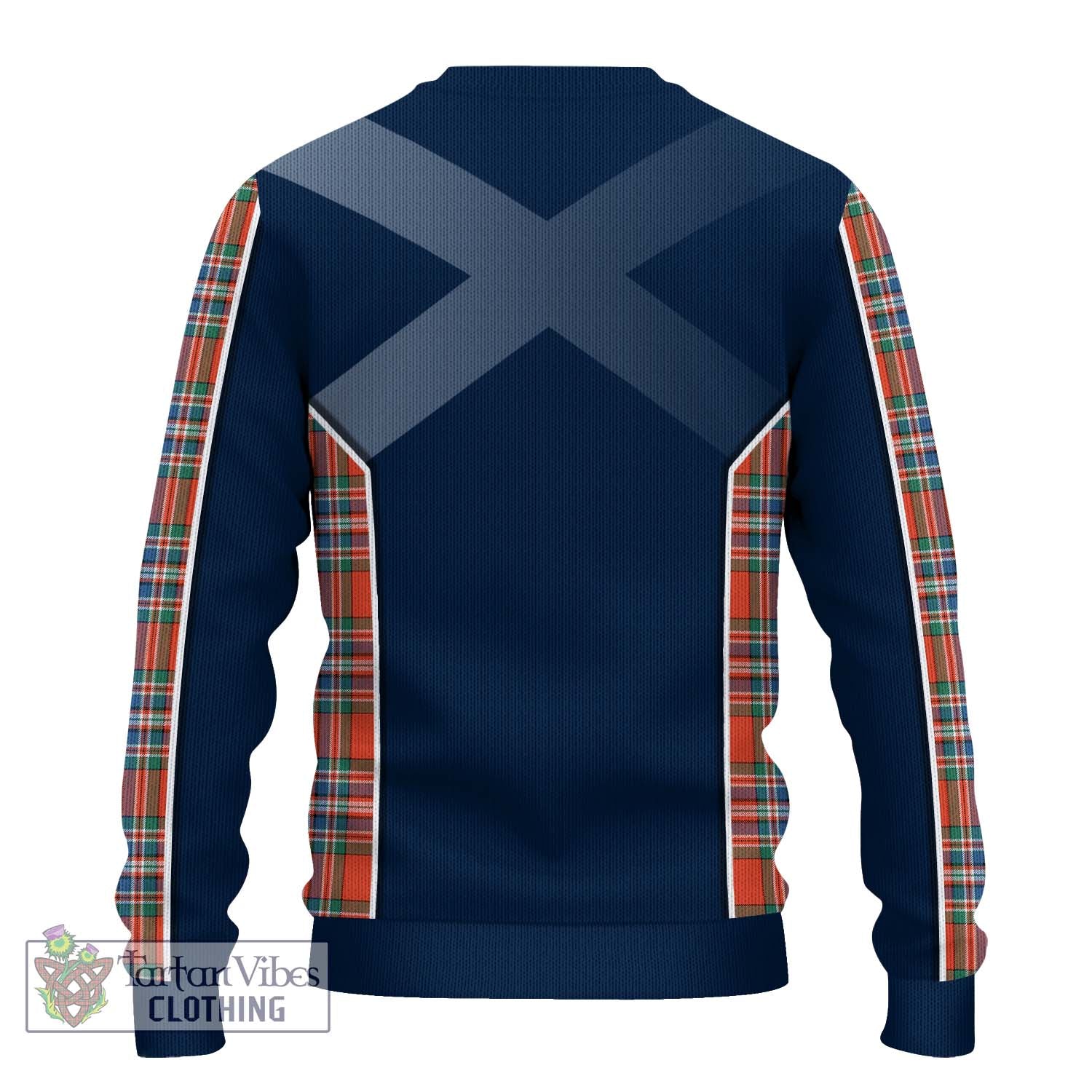 Tartan Vibes Clothing McFarlane Ancient Tartan Knitted Sweater with Family Crest and Lion Rampant Vibes Sport Style