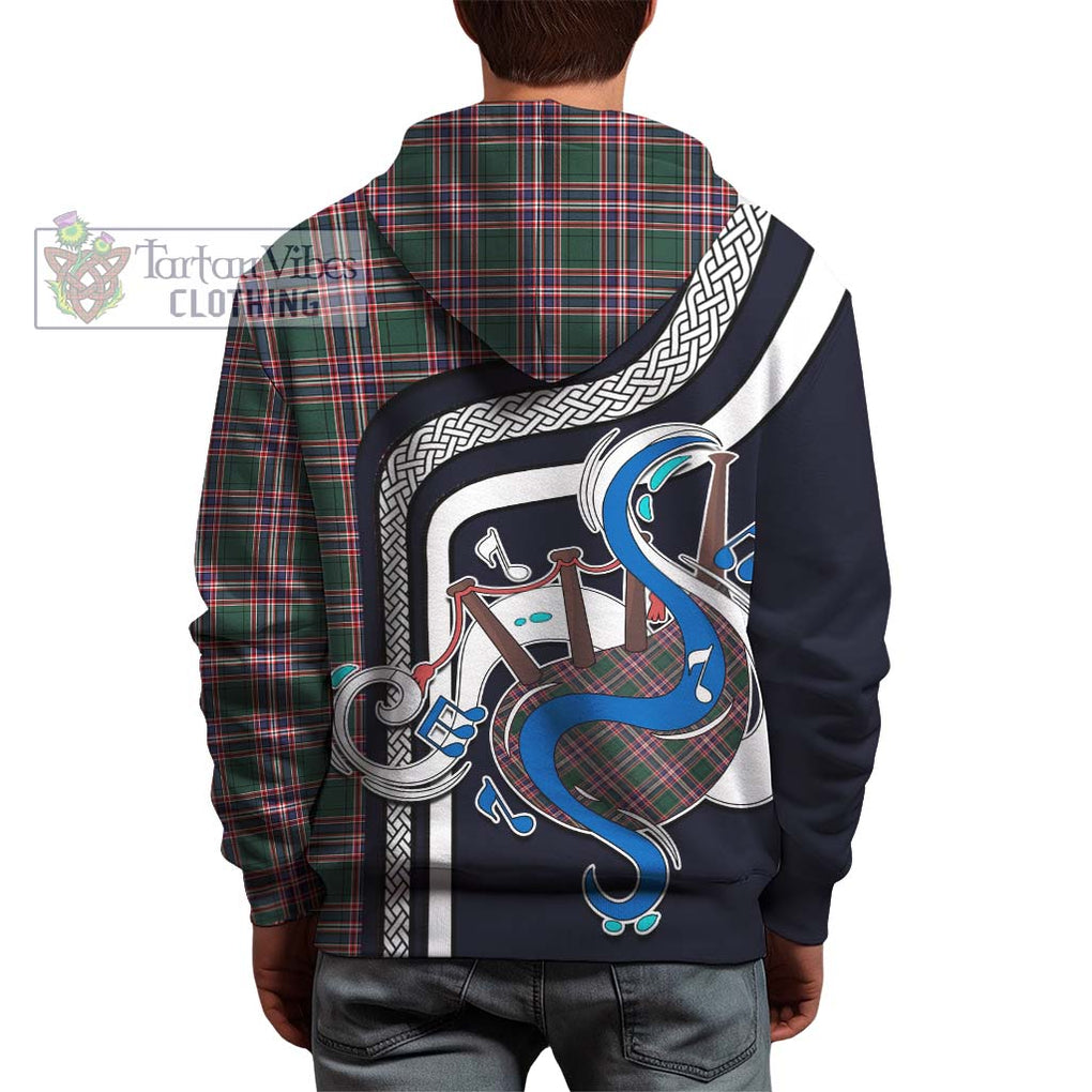 McFarlane Hunting Modern Tartan Hoodie with Epic Bagpipe Style - Tartanvibesclothing Shop