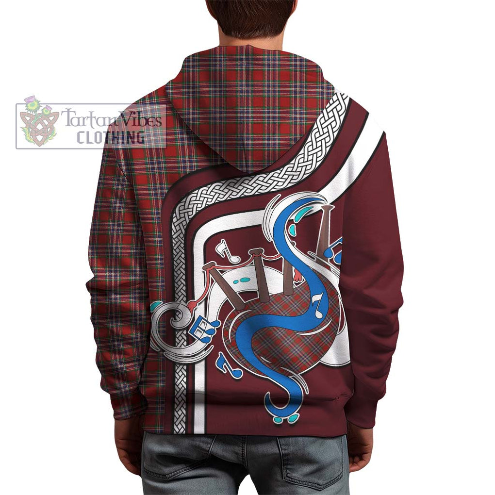 McFarlane Red Tartan Hoodie with Epic Bagpipe Style - Tartanvibesclothing Shop