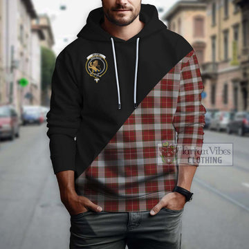 McFie Dress Tartan Hoodie with Family Crest and Military Logo Style