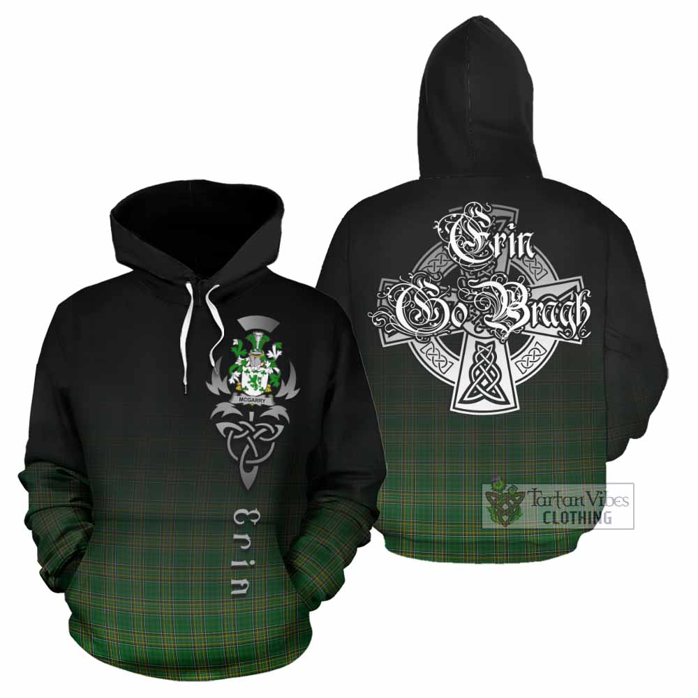 McGarry Irish Clan Hoodie with Coat of Arms Erin Go Bragh Celtic Inspired - Tartan Vibes Clothing