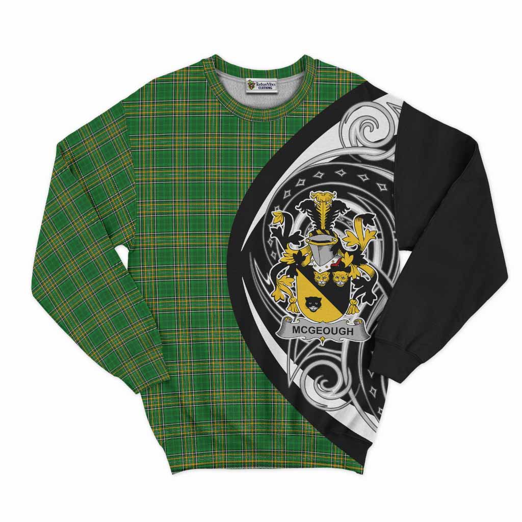 McGeough Irish Clan Sweatshirt Celtic Circle Style Unisex - Tartan Vibes Clothing