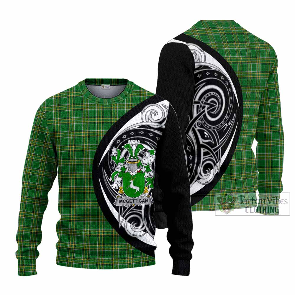 McGettigan Irish Clan Knitted Sweater Celtic Circle Style - Tartan Vibes Clothing