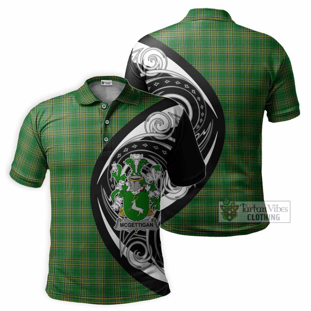 McGettigan Irish Clan Polo Shirt Celtic Circle Style - Tartan Vibes Clothing