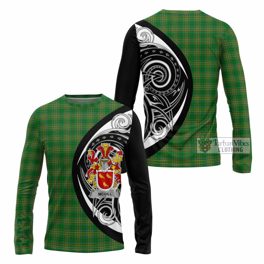 McGill Irish Clan Long Sleeve T-Shirt Celtic Circle Style - Tartan Vibes Clothing