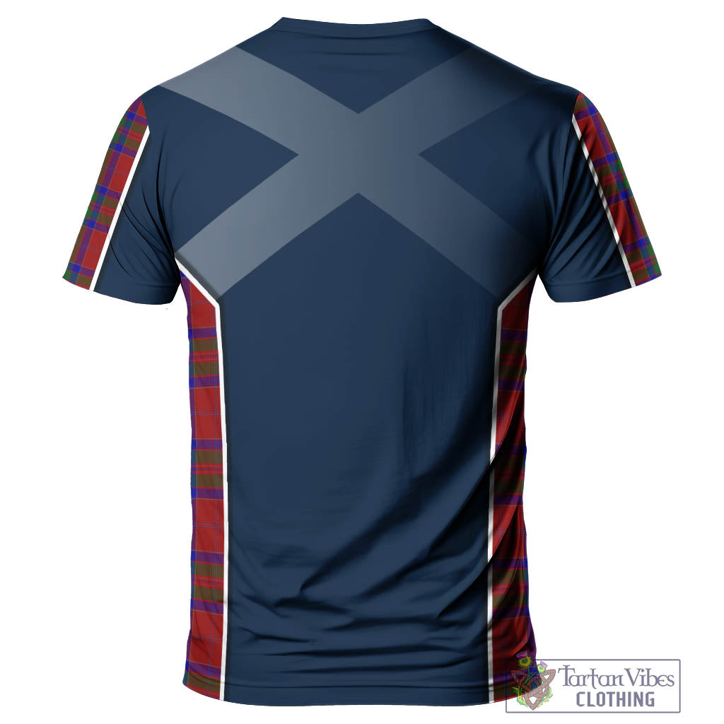 Tartan Vibes Clothing McGillivray Tartan T-Shirt with Family Crest and Scottish Thistle Vibes Sport Style