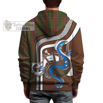 McGillivray Hunting Tartan Hoodie with Epic Bagpipe Style