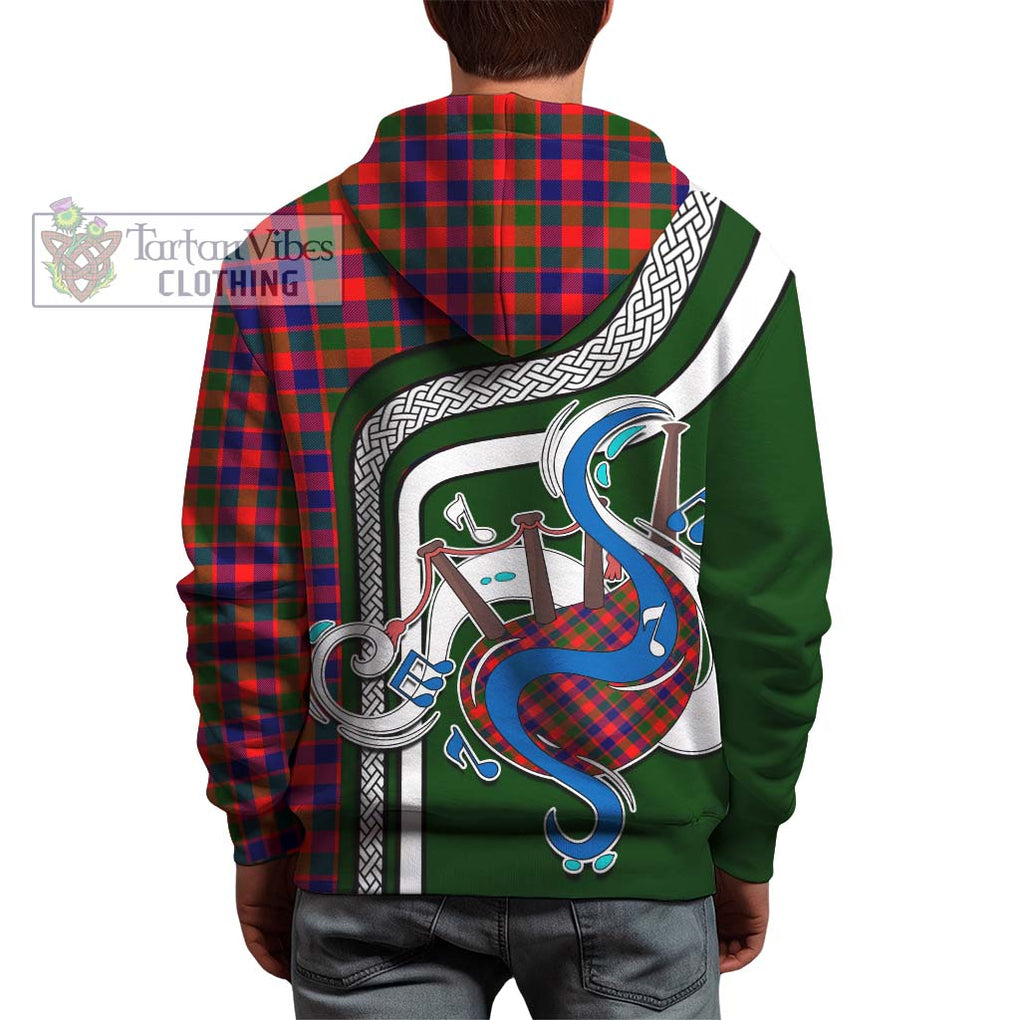 McGowan Tartan Hoodie with Epic Bagpipe Style - Tartanvibesclothing Shop