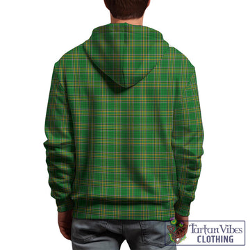 McGowan Irish Clan Tartan Hoodie with Coat of Arms