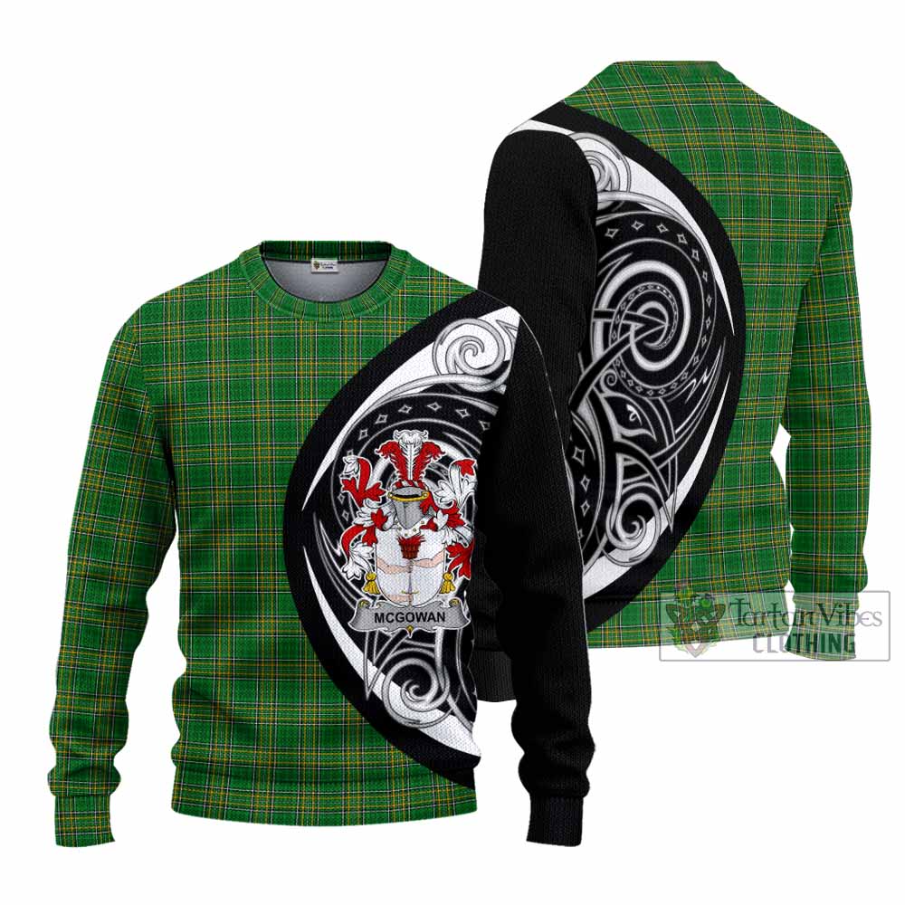 McGowan Irish Clan Knitted Sweater Celtic Circle Style - Tartan Vibes Clothing