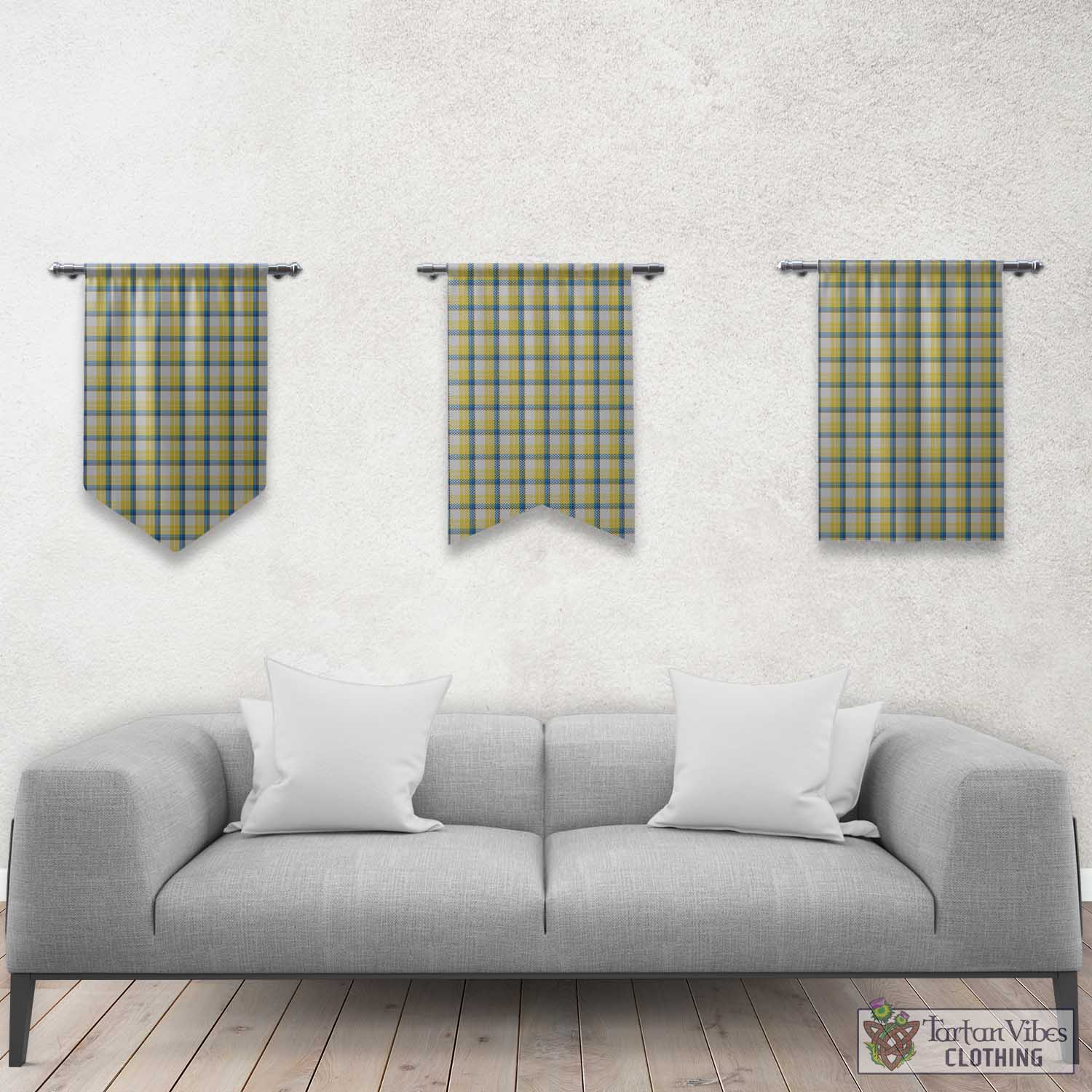 Tartan Vibes Clothing McGrath Tartan Gonfalon, Tartan Banner