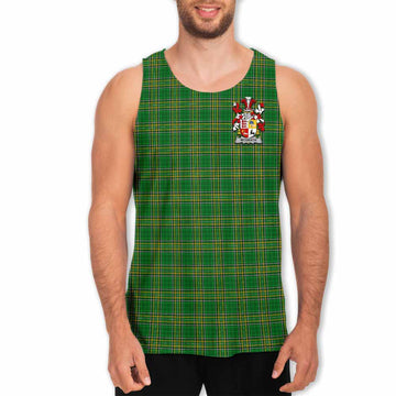 McGrath Irish Clan Tartan Men's Tank Top with Coat of Arms Men - Tartan Vibes Clothing