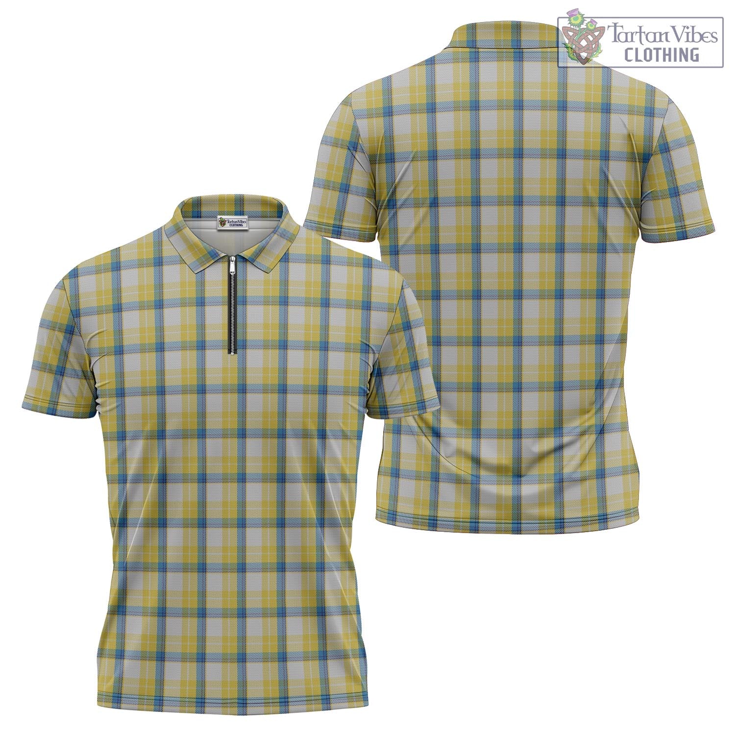 MacGrath (McGrath) Tartan Zipper Polo Shirt Unisex - Tartan Vibes Clothing