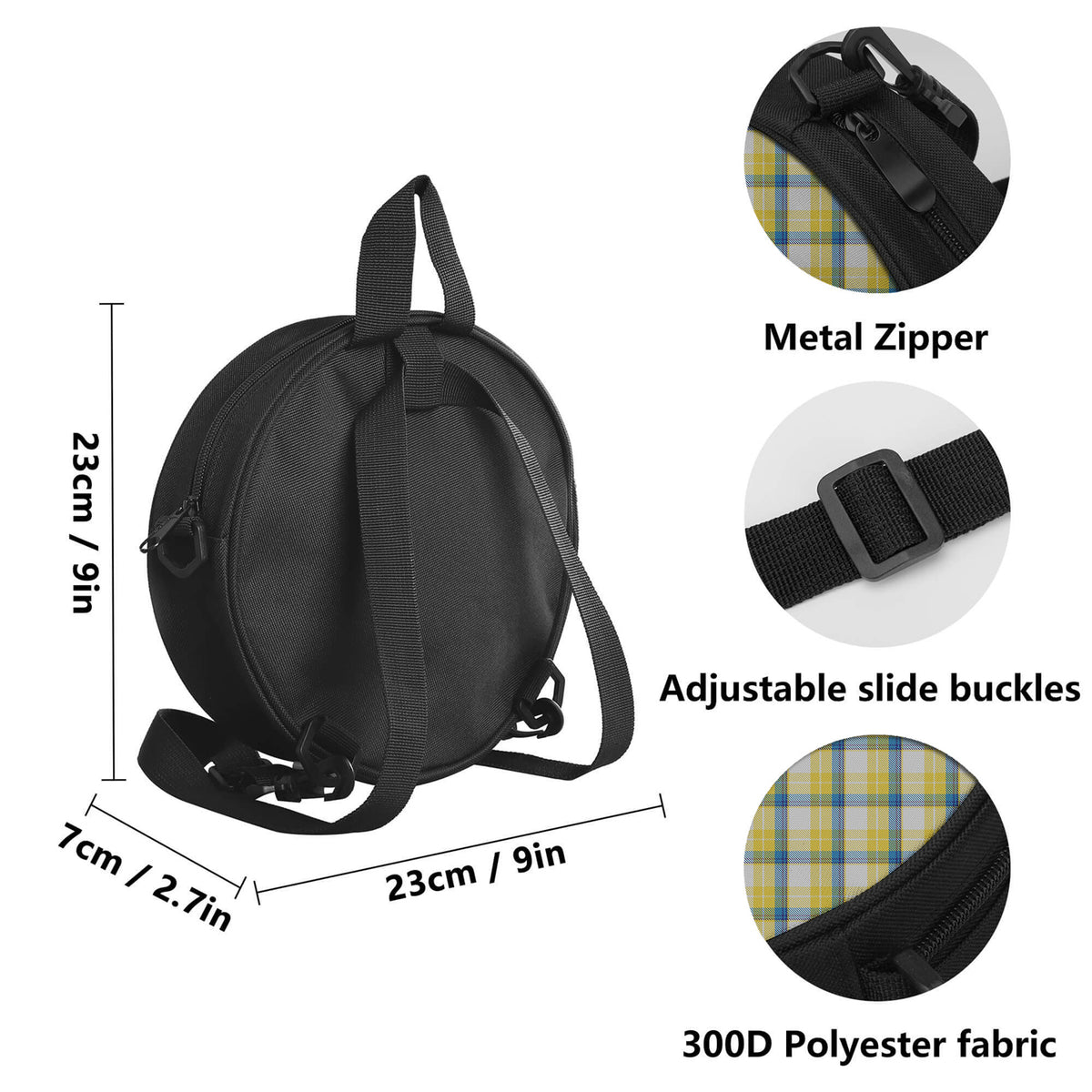 MacGrath (McGrath) Tartan Round Satchel Bags - Tartan Vibes Clothing