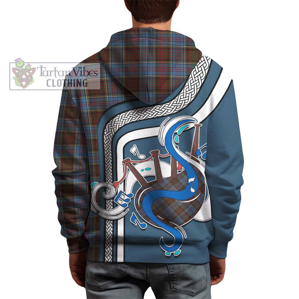 McGregor Hastie Tartan Hoodie with Epic Bagpipe Style - Tartanvibesclothing Shop