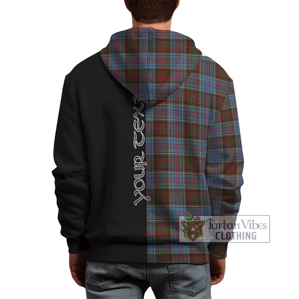 McGregor Hastie Tartan Hoodie with Family Crest and Half Of Me Style - Tartanvibesclothing Shop