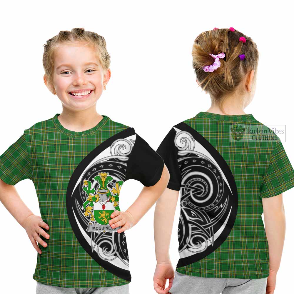 McGuiness Irish Clan Kid T-Shirt Celtic Circle Style - Tartan Vibes Clothing