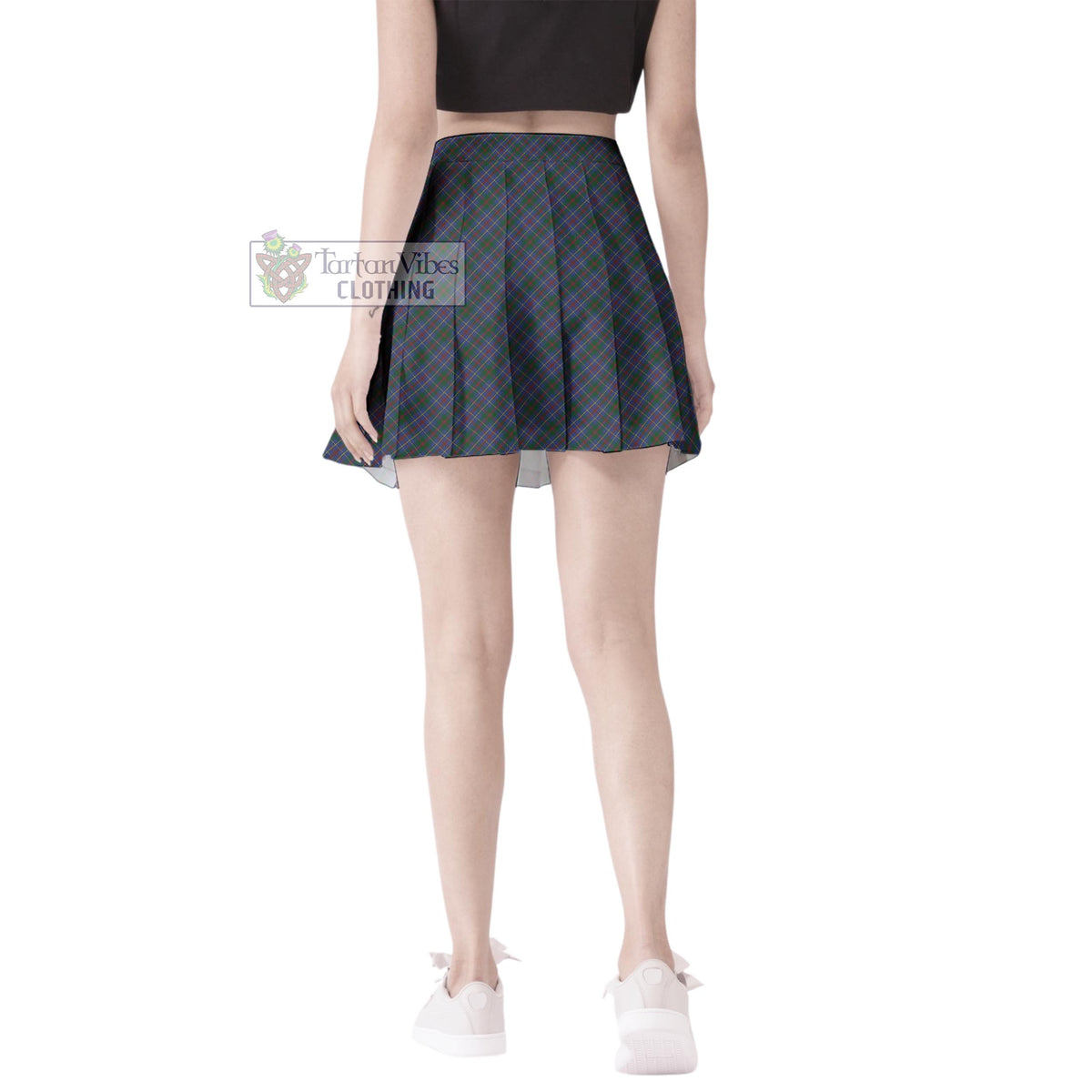 McHardy Tartan Women's Plated Mini Skirt Cross Style - Tartan Vibes Clothing