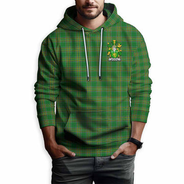 McHugh Irish Clan Tartan Hoodie with Coat of Arms