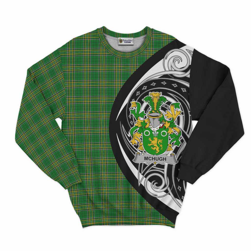 McHugh Irish Clan Sweatshirt Celtic Circle Style Unisex - Tartan Vibes Clothing