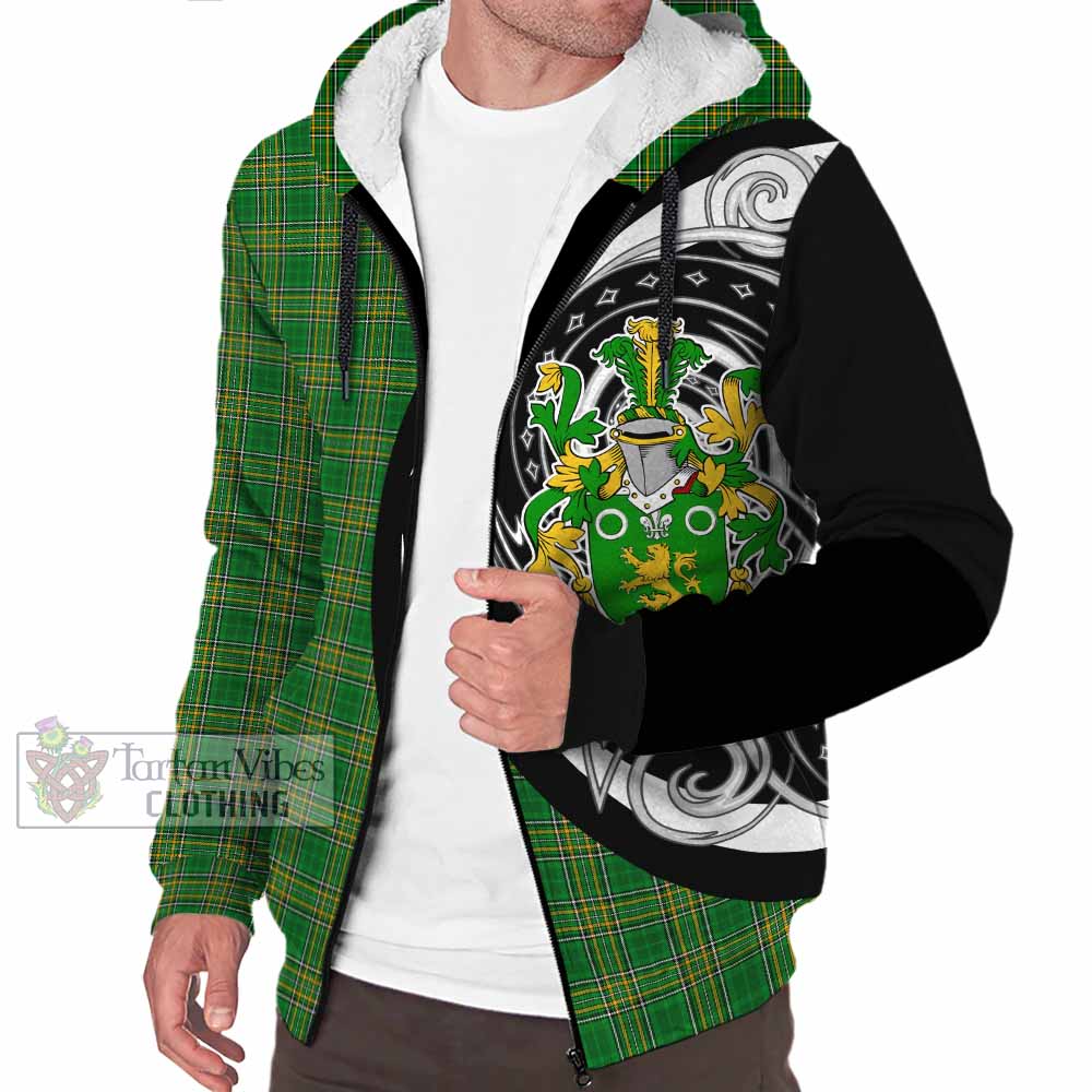 McHugh Irish Clan Sherpa Hoodie Celtic Circle Style - Tartan Vibes Clothing