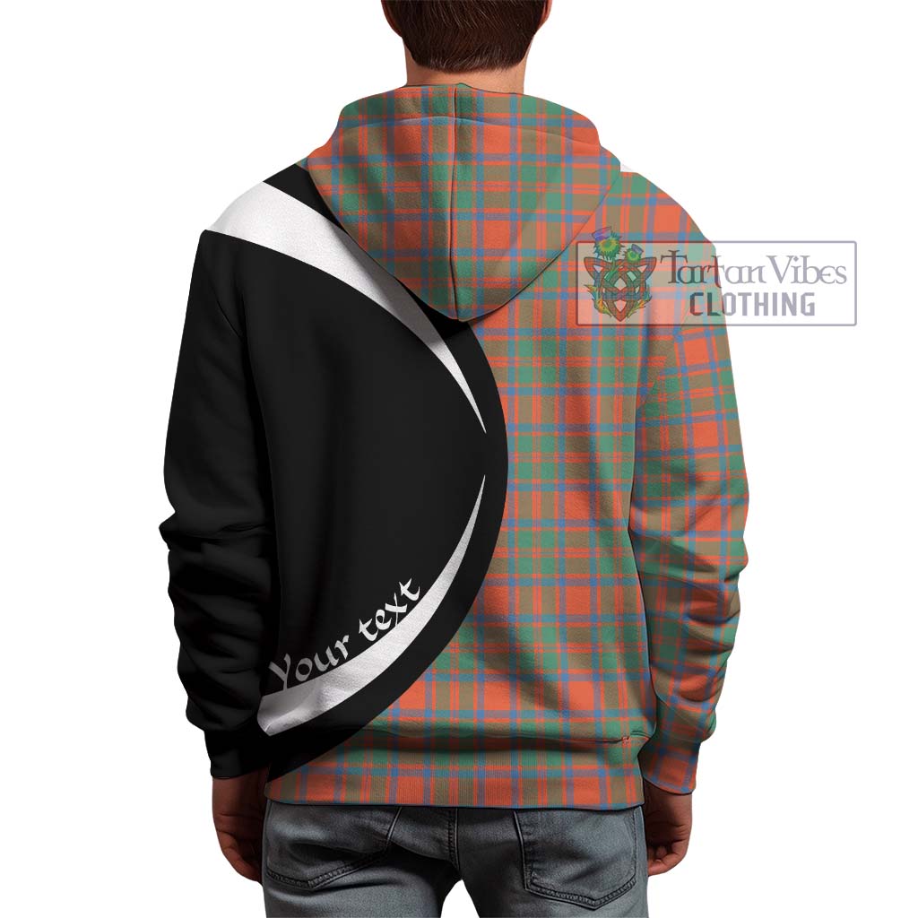 McIntosh Ancient Tartan Hoodie with Family Crest Circle Style - Tartan Vibes Clothing