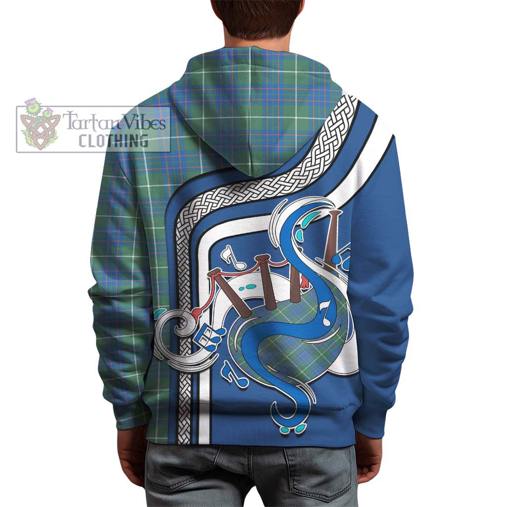 McIntyre Hunting Ancient Tartan Hoodie with Epic Bagpipe Style - Tartanvibesclothing Shop