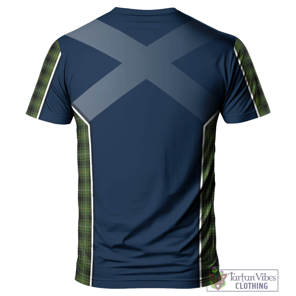 Tartan Vibes Clothing McIver Hunting Tartan T-Shirt with Family Crest and Scottish Thistle Vibes Sport Style