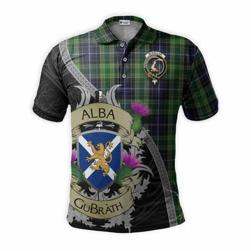 McKellar Tartan Family Crest Polo Shirt Lion Rampant Royal Thistle Shield Celtic Inspired Kid - Tartan Vibes Clothing