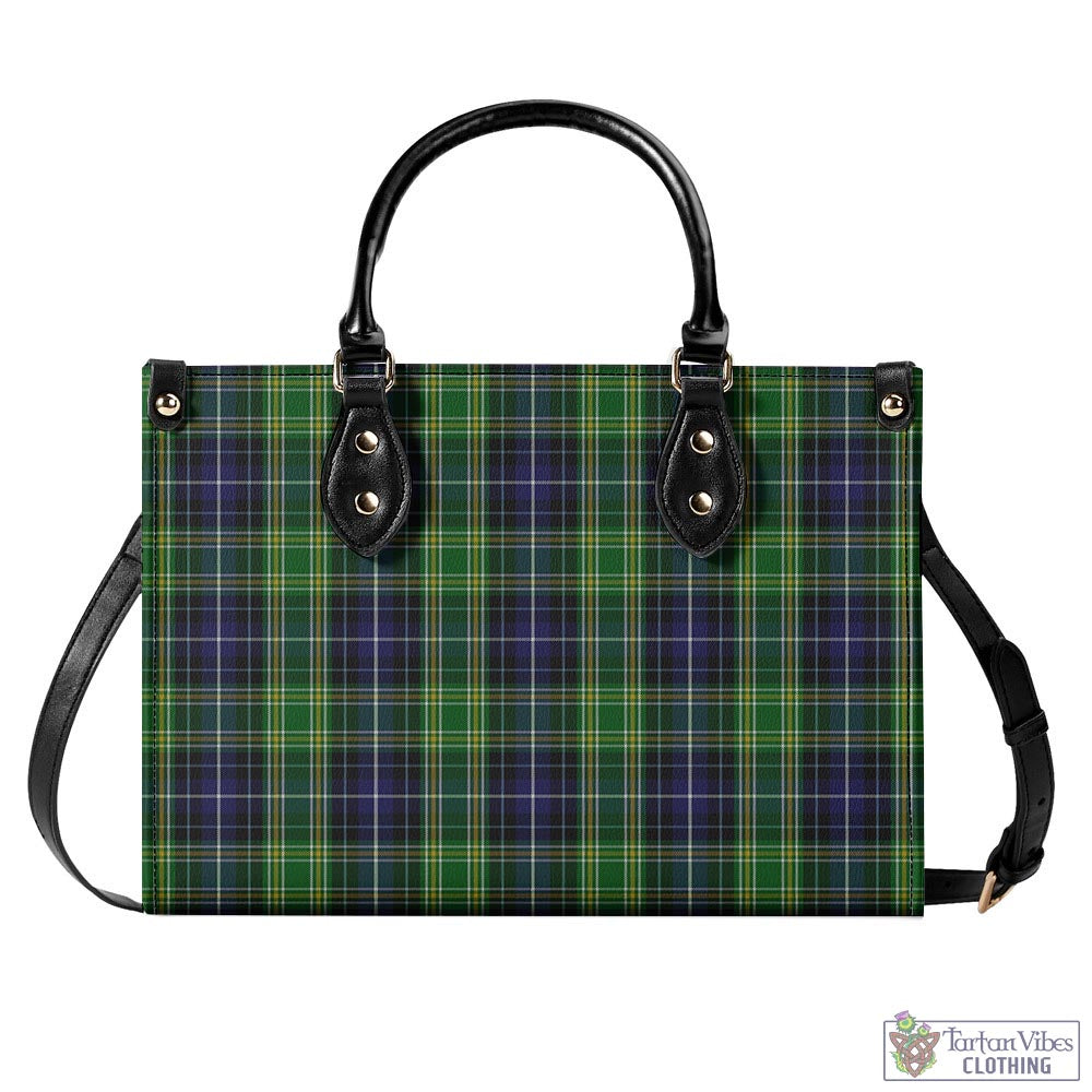 McKellar Tartan Luxury Leather Handbags L - Tartan Vibes Clothing