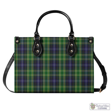 McKellar Tartan Luxury Leather Handbags L - Tartan Vibes Clothing