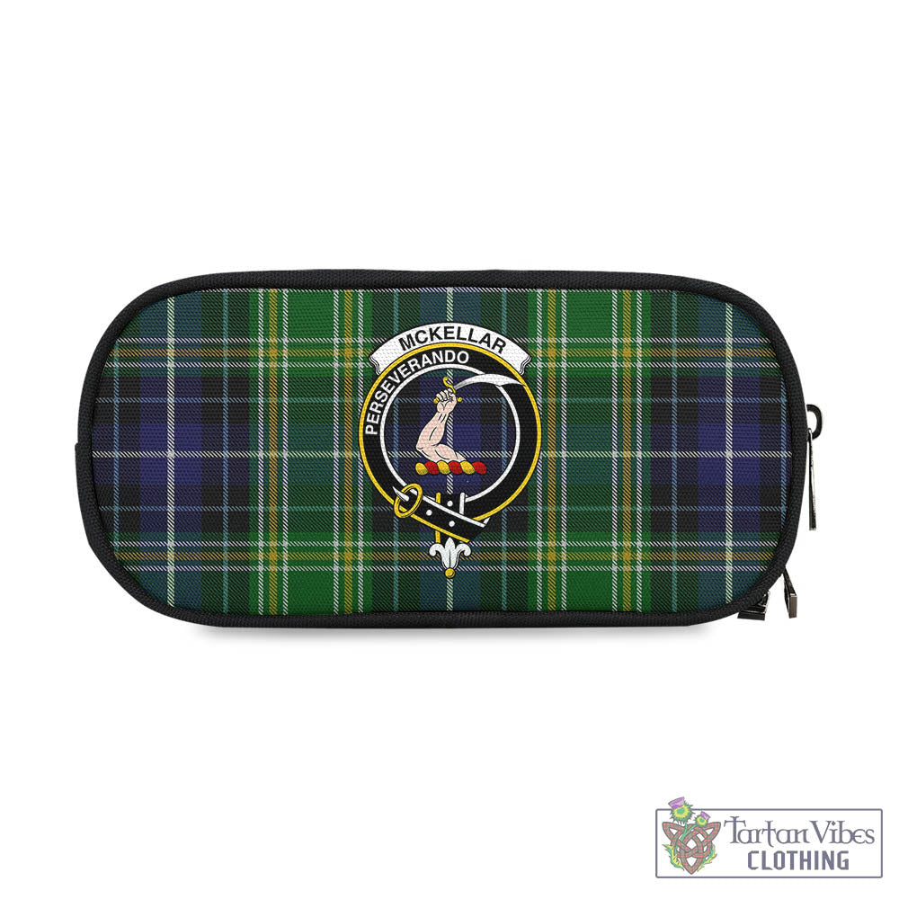 Tartan Vibes Clothing McKellar Tartan Pen and Pencil Case with Family Crest