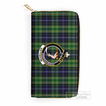McKellar Tartan Women's Leather Wallet with Family Crest One Size 19.7*10.5*3.5 cm - Tartan Vibes Clothing