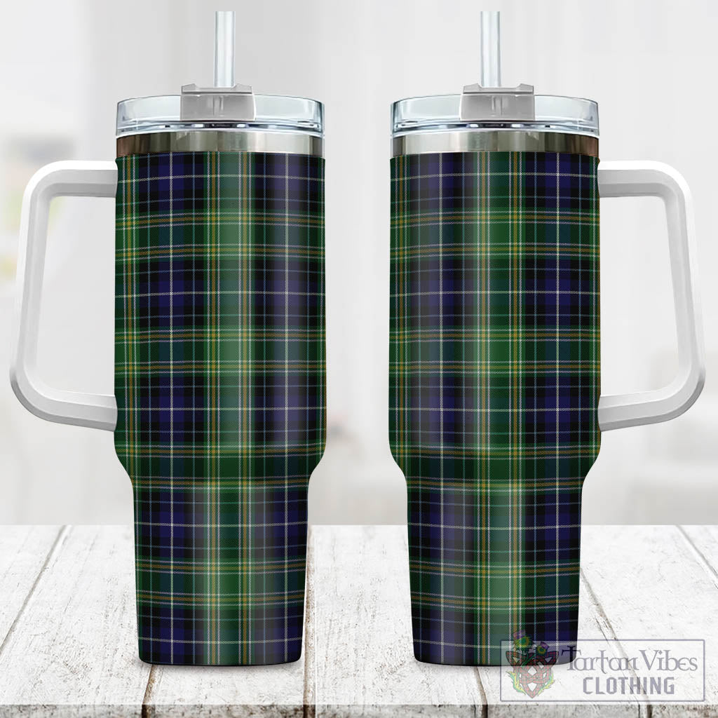 McKellar Tartan Tumbler with Handle One Size 40 OZ - Tartan Vibes Clothing