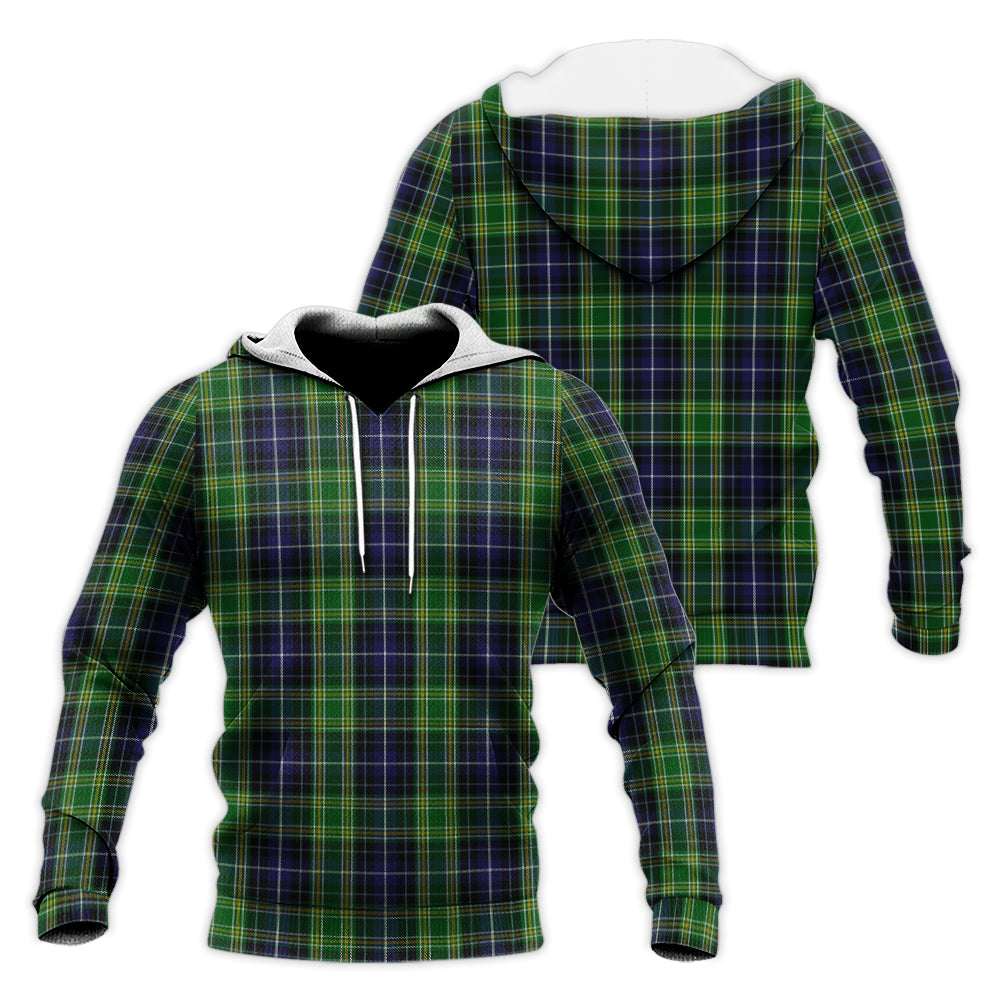 McKellar Tartan Knitted Hoodie Unisex - Tartan Vibes Clothing