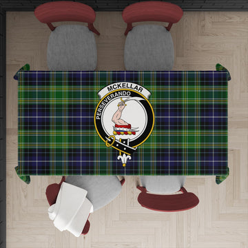 McKellar Tartan Tablecloth with Family Crest XL 57.1"x70.9"(145x180cm) - Tartan Vibes Clothing