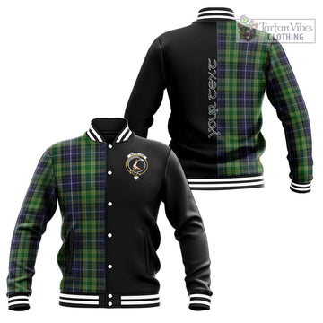 McKellar Tartan Baseball Jacket with Family Crest and Half Of Me Style Unisex - Tartan Vibes Clothing