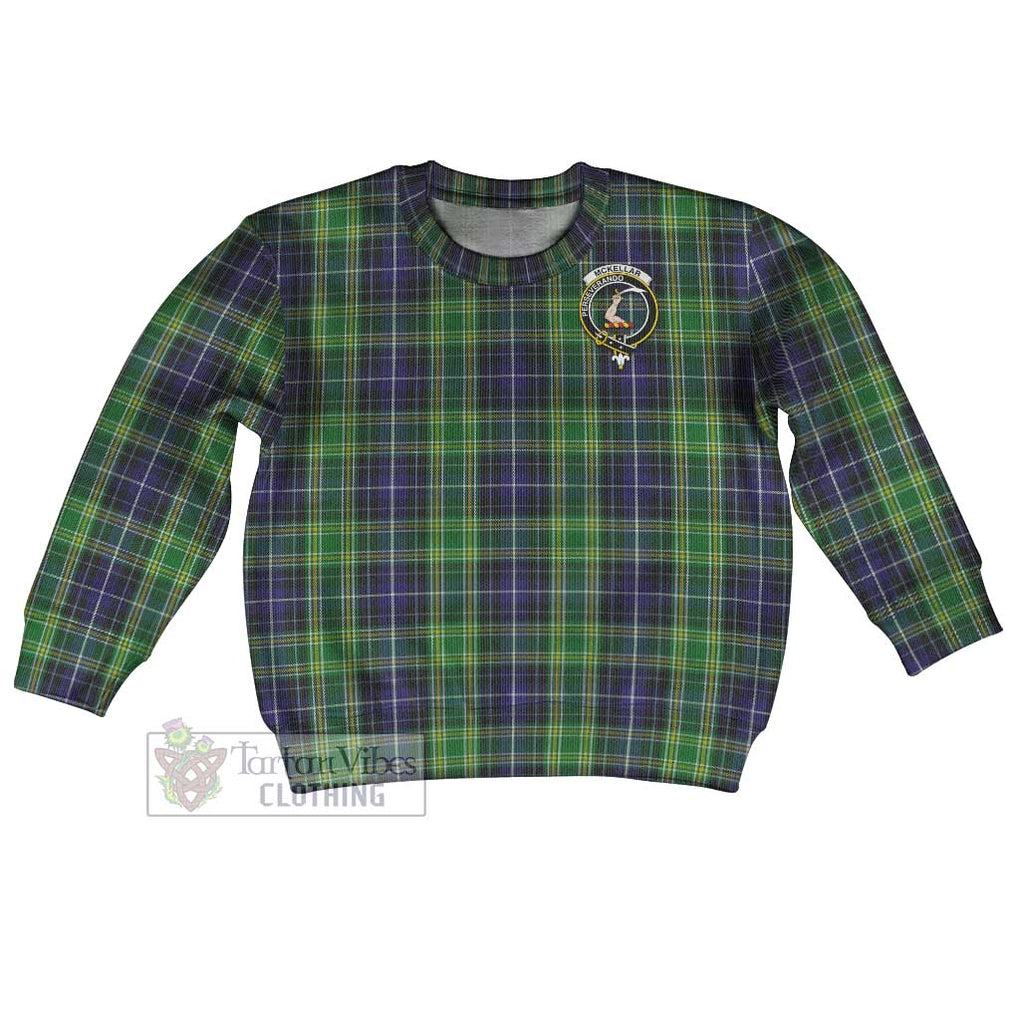 McKellar Tartan Kid Ugly Sweater with Family Crest Kid - Tartan Vibes Clothing