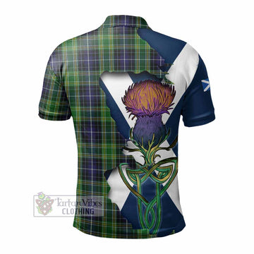 McKellar Tartan Family Crest Polo Shirt Scottish Thistle Celtic Inspired - Tartan Vibes Clothing
