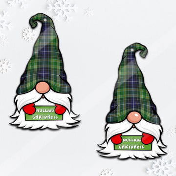 McKellar Gnome Christmas Ornament with His Tartan Christmas Hat