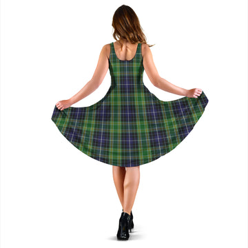 McKellar Tartan Sleeveless Midi Womens Dress - Tartan Vibes Clothing