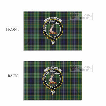 McKellar Tartan House Flag with Family Crest - Tartan Vibes Clothing